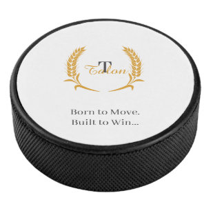 Motivational Sports Hockey Puck