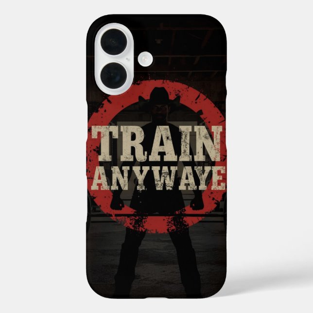 Motivational Sports iPhone 16 Case (Back)