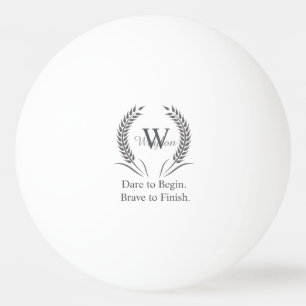 Motivational Sports Ping Pong Ball