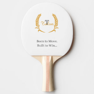Motivational Sports Ping Pong Paddle