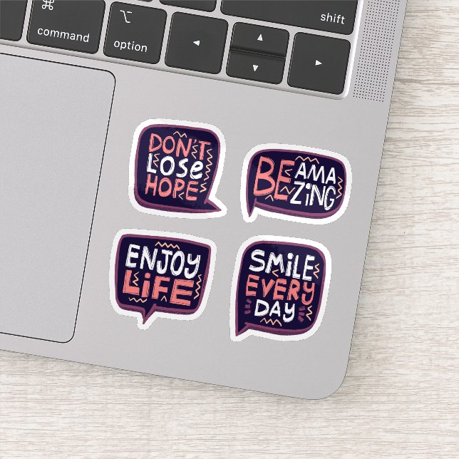 Motivational sticker set (Detail)