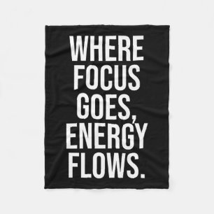 Motivational Stoic Philosophy Quote For Focus Prem Fleece Blanket