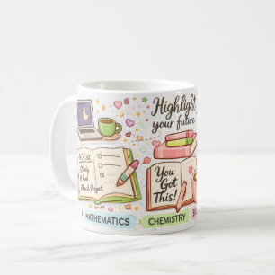 Motivational Study Mug – Cozy Pastel Wrap