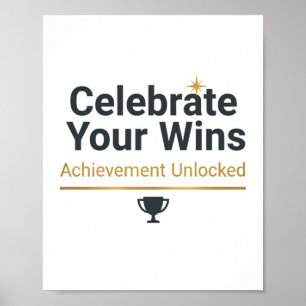 Motivational Success Gift Poster