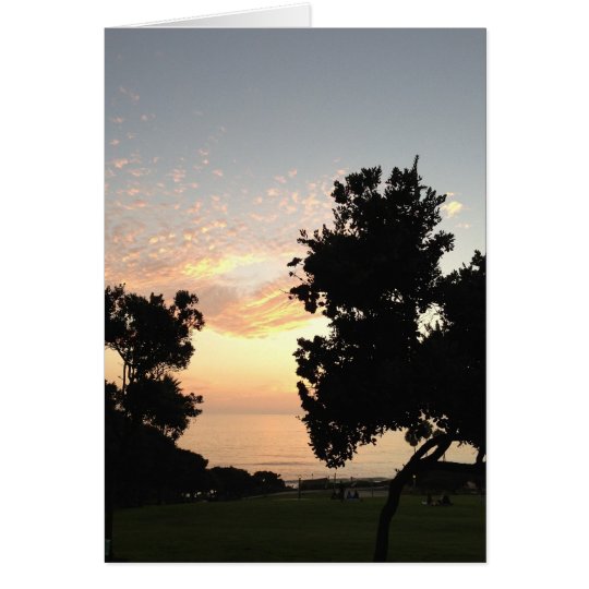 Motivational Sunset Card