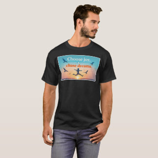 Motivational Sunset Quote Art T-Shirt