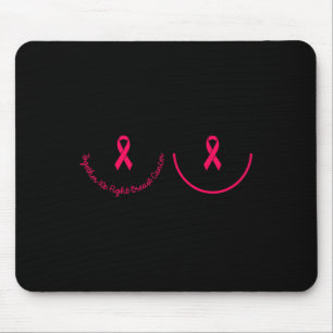 Motivational Support Breast Cancer Awareness Pink Mouse Pad