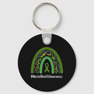 Motivational Support Warrior Mental Health Awarene Keychain