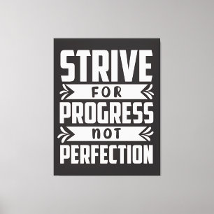 Motivational t shirt design canvas print
