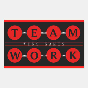 MOtivational TEAMWORK gagne Stickers Jeux