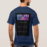 Motivational Template Modern Elegant Navy Blue