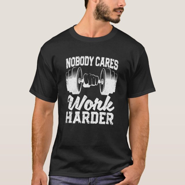Motivational Training Gym Fitness T-Shirt (Front)
