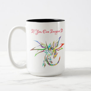 Motivational Two-Tone Coffee Mug