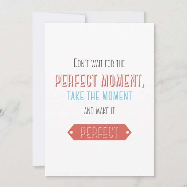 Motivational typographic retro style (Front)