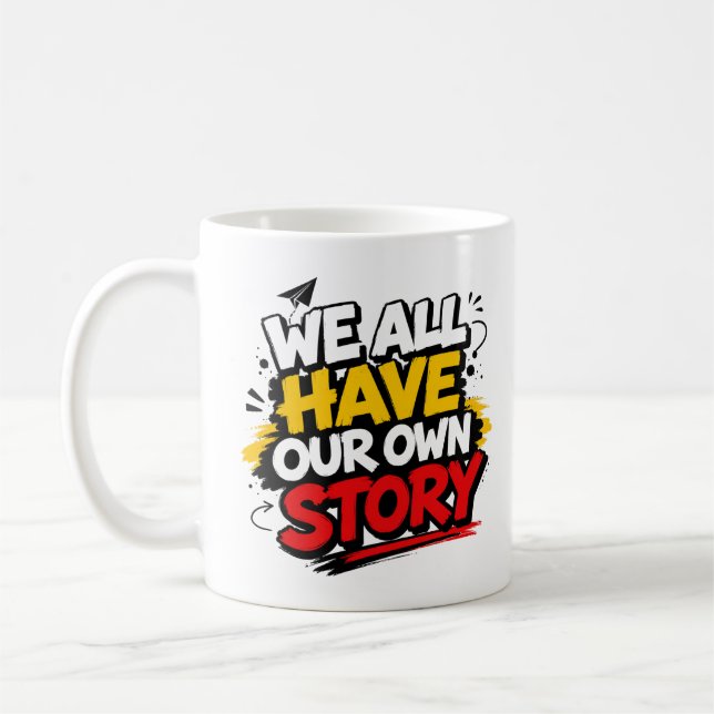 Motivational Typography Coffee Mug (Left)