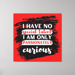 Motivational Typography design Canvas Print