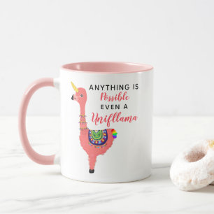 Motivational Unicorn Flamingo Llama: The Unfllama Mug