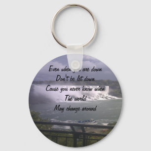 motivational upliftment keychain