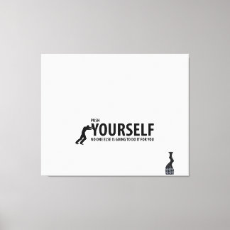 motivational wall art, inspirational quote, positi canvas print