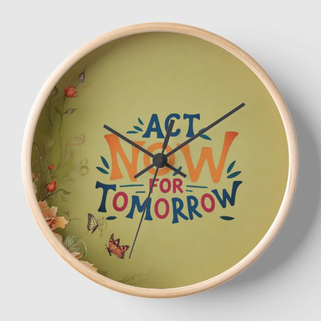 Motivational wall Clock (Front)