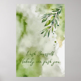 Motivational Watercolor Wall Art Poster 52