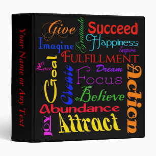 Motivational Word Collage Classeur