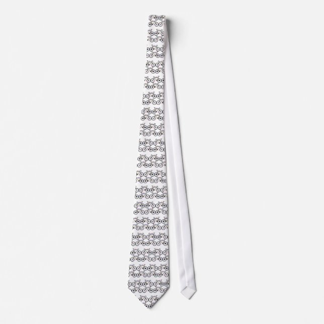 Motivational  Words about Bike Bmx Mountain Biking Tie (Front)