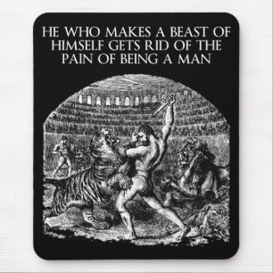 Motivational Words - BEAST Mouse Pad