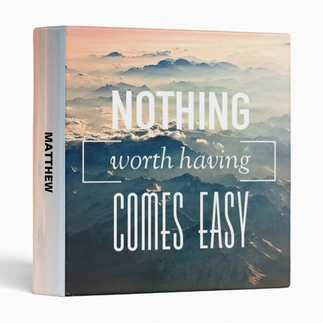 Motivational Words Binder (Front/Spine)