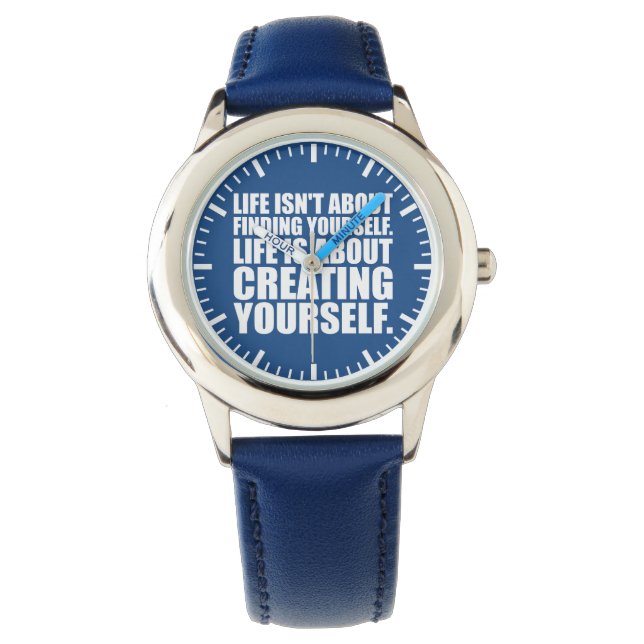 Motivational Words - Create Yourself Watch (Front)