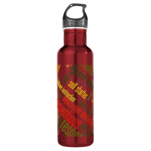 Motivational Words encourage positive values 710 Ml Water Bottle