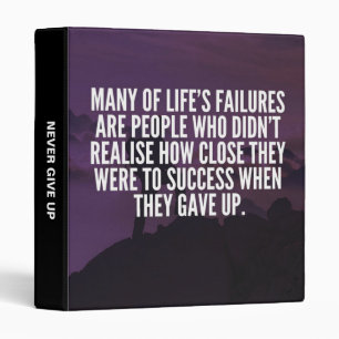 Motivational Words - Failure and Success Binder