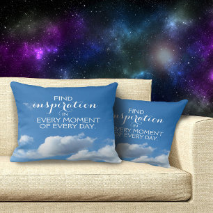 Motivational Words: Find Inspiration ... Throw Pillow