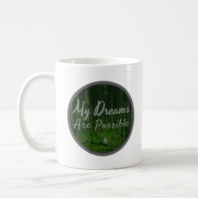 motivational words for self improvement coffee mug (Left)
