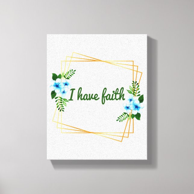 motivational words for work, life and success canvas print (Front)