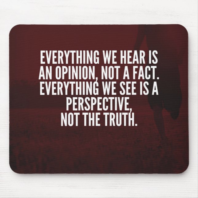 Motivational Words Mouse Pad (Front)