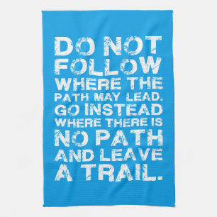 Motivational Words - Path Kitchen Towel