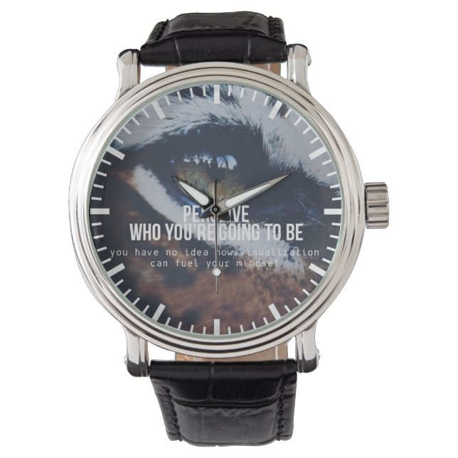 Motivational Words - Perceive and Visualize Watch (Front)