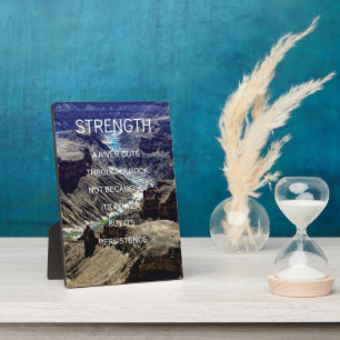 Motivational Words - Persistence Plaque