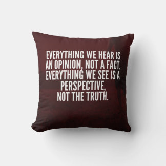 Motivational Words Throw Pillow