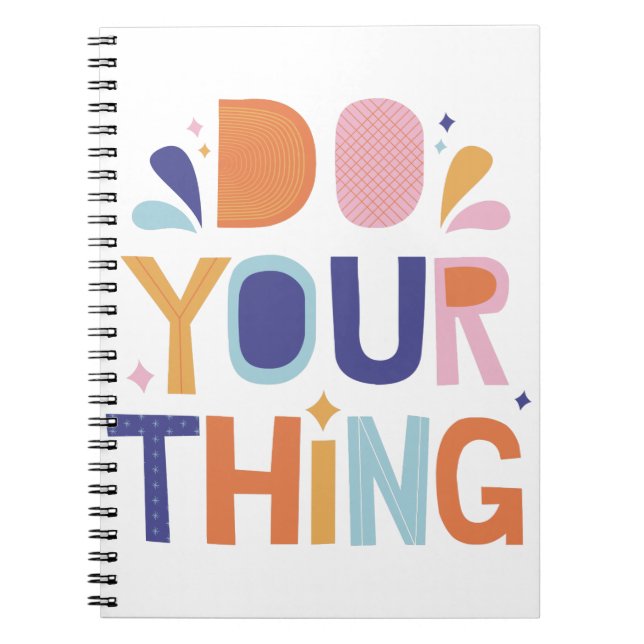 motivational wordsi notebook (Front)