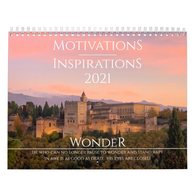 Motivations / Inspirations 2021 Calendar (Cover)