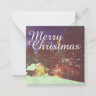 Motive for Christmas winters wonderland Card