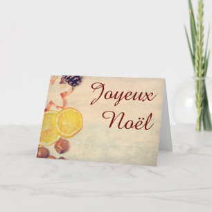 Motive for Christmas with fruits… Holiday Card