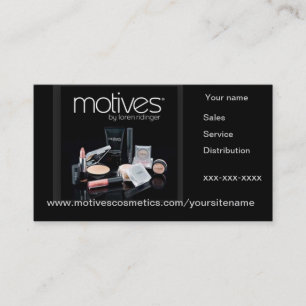 Motives Distributor business card with appointment