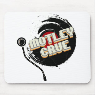 Mötley Crüe  Vinyl Vintage Aesthetic  Mouse Pad
