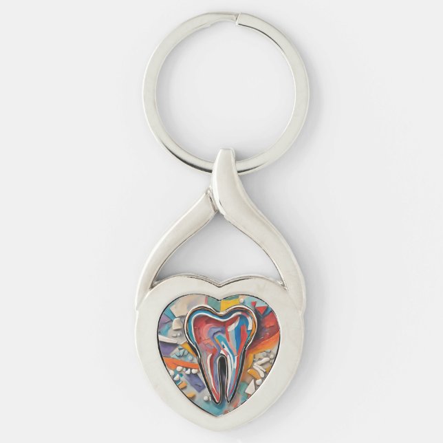 Motley Dental Art Keychain (Front)