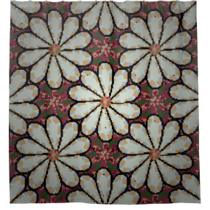 Motley illustration. Small colourful flowers. Spri