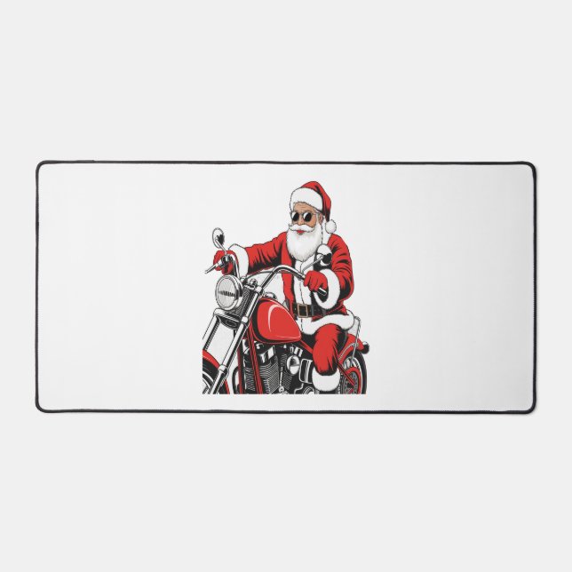 Moto à cheval père Noël (Recto)