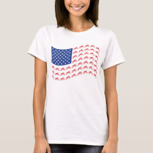 mOTO-cROSS-fLAG-wAVE T-Shirt
